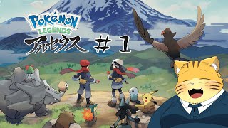 【ポケモンレジェンズ アルセウス】ヒスイ地方で、たわむれたい。【＃１】