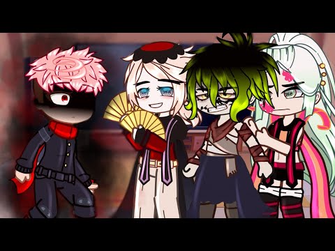 Uppermoons React To Itadori Yuji Demon Slayer Gacha Club