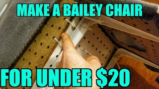 How to Make a 'Bailey Chair' Plans for Under $20 | DIY Megaesophagus Canine Dog Feeding Tips