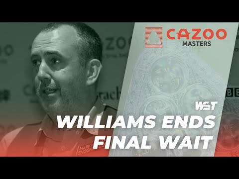 Williams Whitewashes Lisowski To Reach Cazoo Masters Final