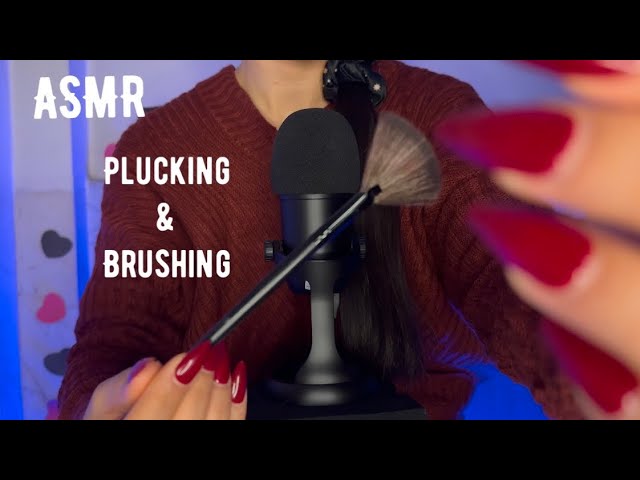 ASMR~Plucking Your Negative Energy & Brushing them all with soft brush.
