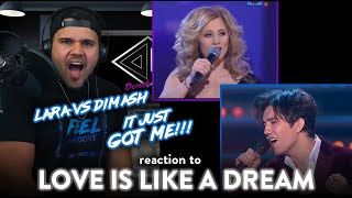 Lara Vs.Dimash Reaction Love is Like a Dream (SHOOK!!!) | Dereck Reacts