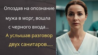 Опоздав на опознание мужа в морг, вошла с черного входа… А услышав разговор двух санитаров…
