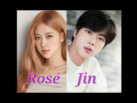 Rosé x Jin ♥️ Jinrose Moments (BTS x BLACKPINK)