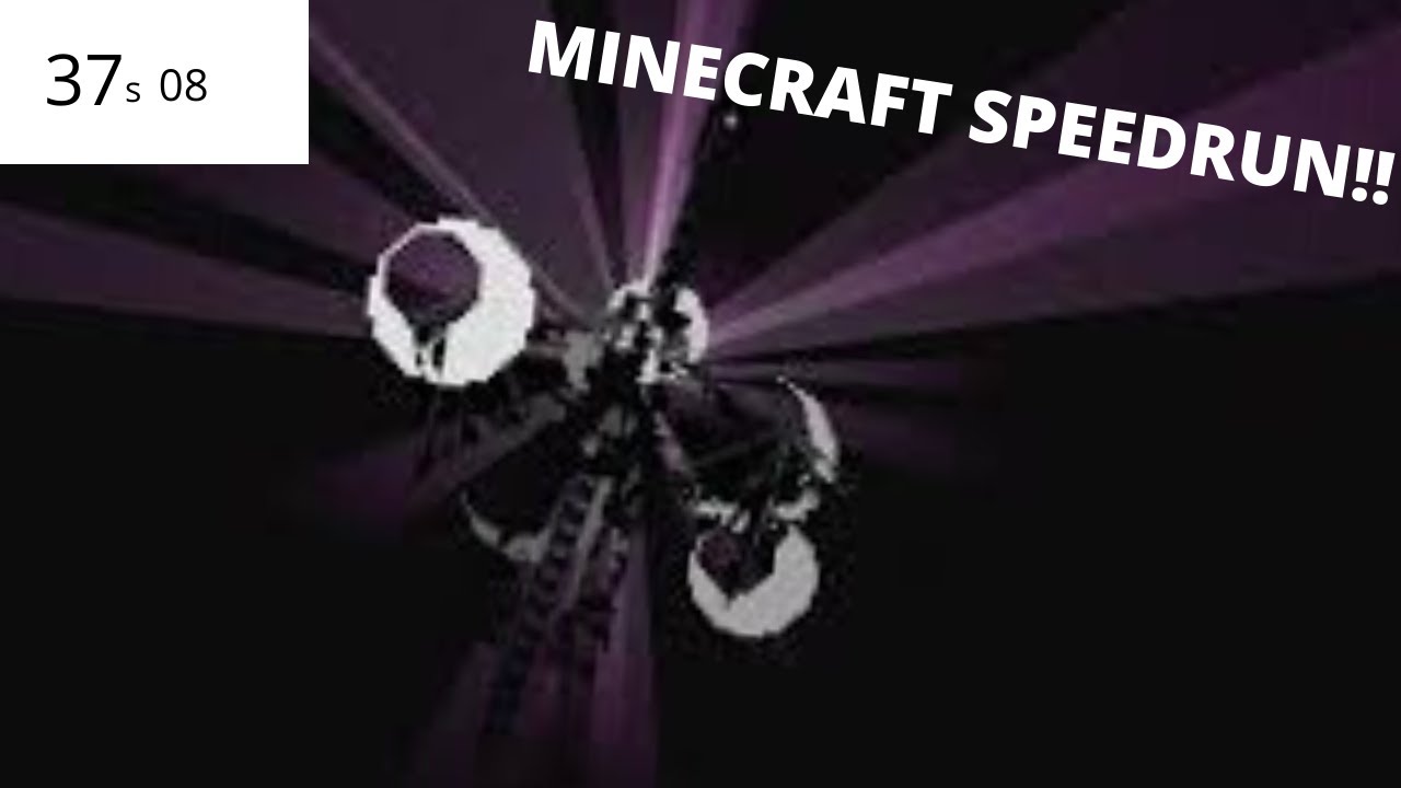 Minecraft Speedrun - 37.08 seconds - *FAKE* - YouTube