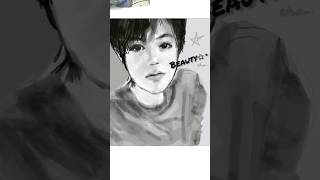 VERSION 2.0 i guess...🙄 #shorts #mirrormirror #drawing #sketch #digitalart #digitaldrawing #potrait