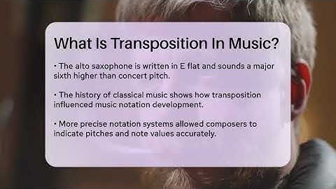 What Is Transposition In Music? - Classical Serenade