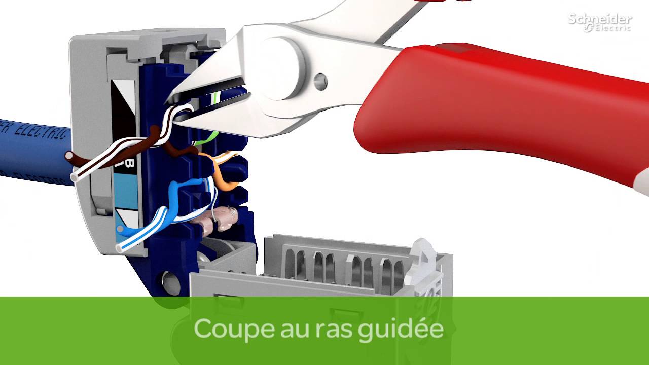 Plug-in PRISE RJ45 - How to connect an RJ45 PRISE !!! NOYAU RJ45