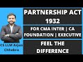 PARTNERSHIP ACT | INDIAN PARTNERSHIP ACT 1932 CA FOUNDATION | CMA INTER LAW | CMA INTER LAW MARATHON