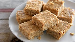 NO BAKE PEANUT BUTTER OAT BARS