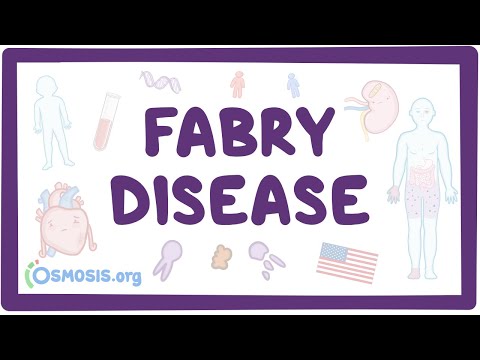 Fabry disease - causes, symptoms, diagnosis, treatment, pathology