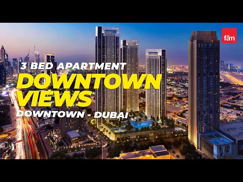 Amazing 3 Bed Apartment in Downtown Views 2, Downtown – Dubai