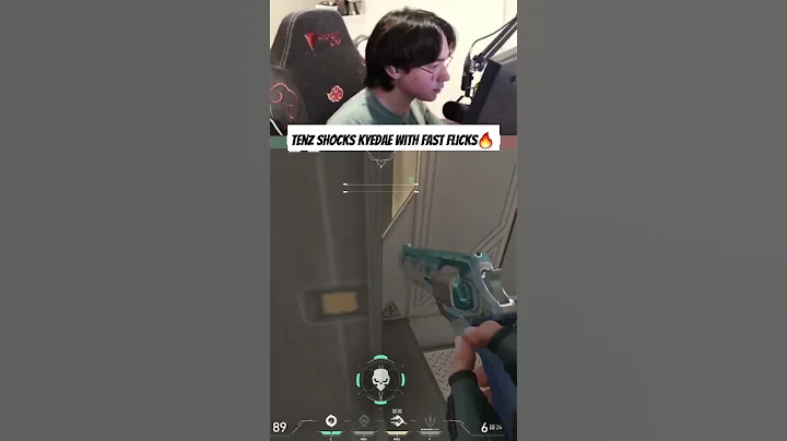 Tenz Shocks Kyedae with fast flicks #tenz #kyedae #valorant #shorts