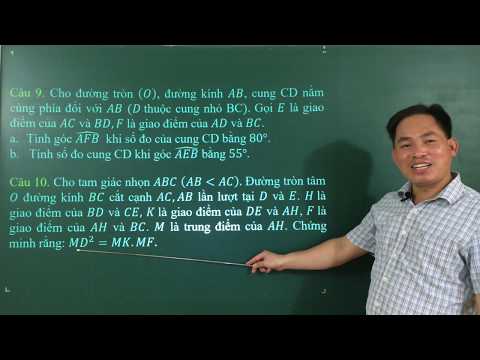 Ôn vào 10. Giải đề toán Thái Nguyên 217 - 218.(Clip 1)