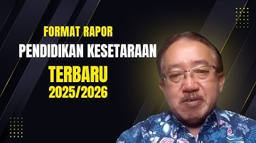 Format Rapor Pendidikan Keseteraan Terbaru