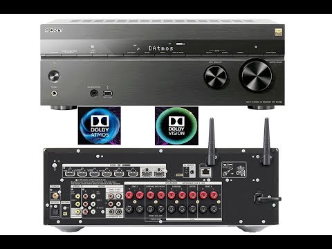 Sony 4K Dolby Atmos AV Receiver STR DN1080 Unboxing and Setup