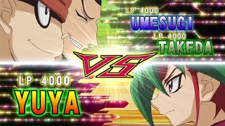 yugioh arc v yuya and dennis vs nagi and taka