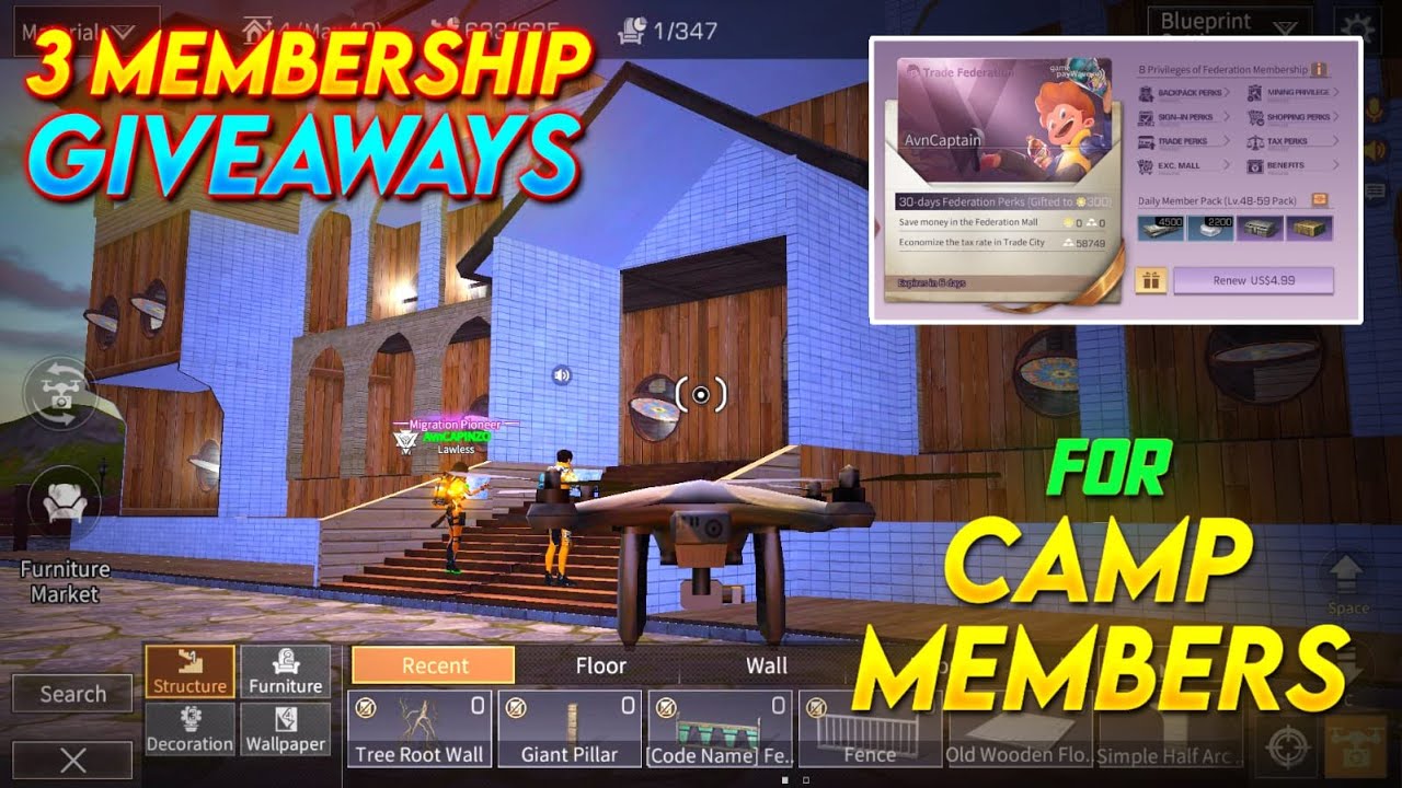 3 Membership Giveaway For Camp Members On Build Score || Racing Start