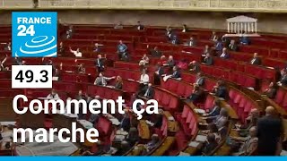 Usage de l'article 49.3 en France : pourquoi et comment ça marche • FRANCE 24