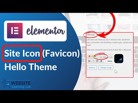 Set Up Site Icon (Favicon) With Hello Theme In WordPress