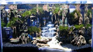 Aquascape Batu Air Terjun Cantik Memukau | Koleksi Aquascape Gafa Aquatic