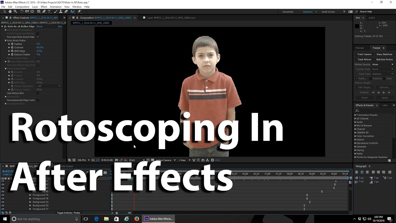 Rotoscoping In After Effects YouTube