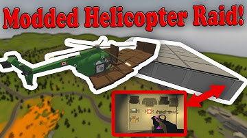 RAIDING A REALLY ABUSIVE ADMIN SKY BASE! (Modded Unturned)