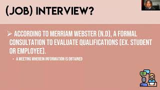 ENG 157 - Module 8: Meetings and Job Interviews