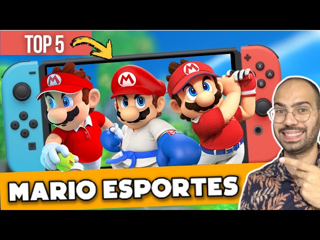 TOP 05 MELHORES JOGOS DO MÁRIO PARA O NINTENDO SWITCH, OLED E LITE ! 