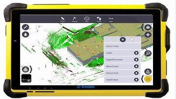Trimble Field Link with X7 3D laser scanner, infield concrete workflows