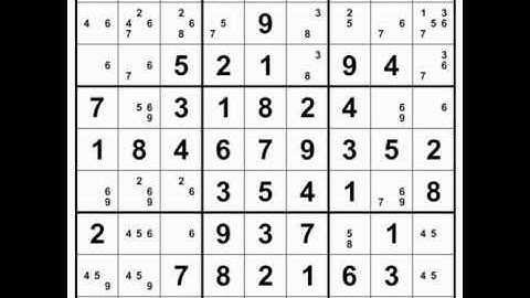 Sudoku Puzzle Solving Animation