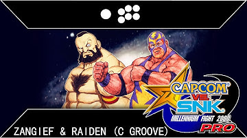Capcom vs. SNK Millennium Fight 2000: Zangief & Raiden Arcade Playthrough