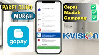 CARA BELI PAKET CLING K VISION LEWAT GOPAY TERMURAH 2026