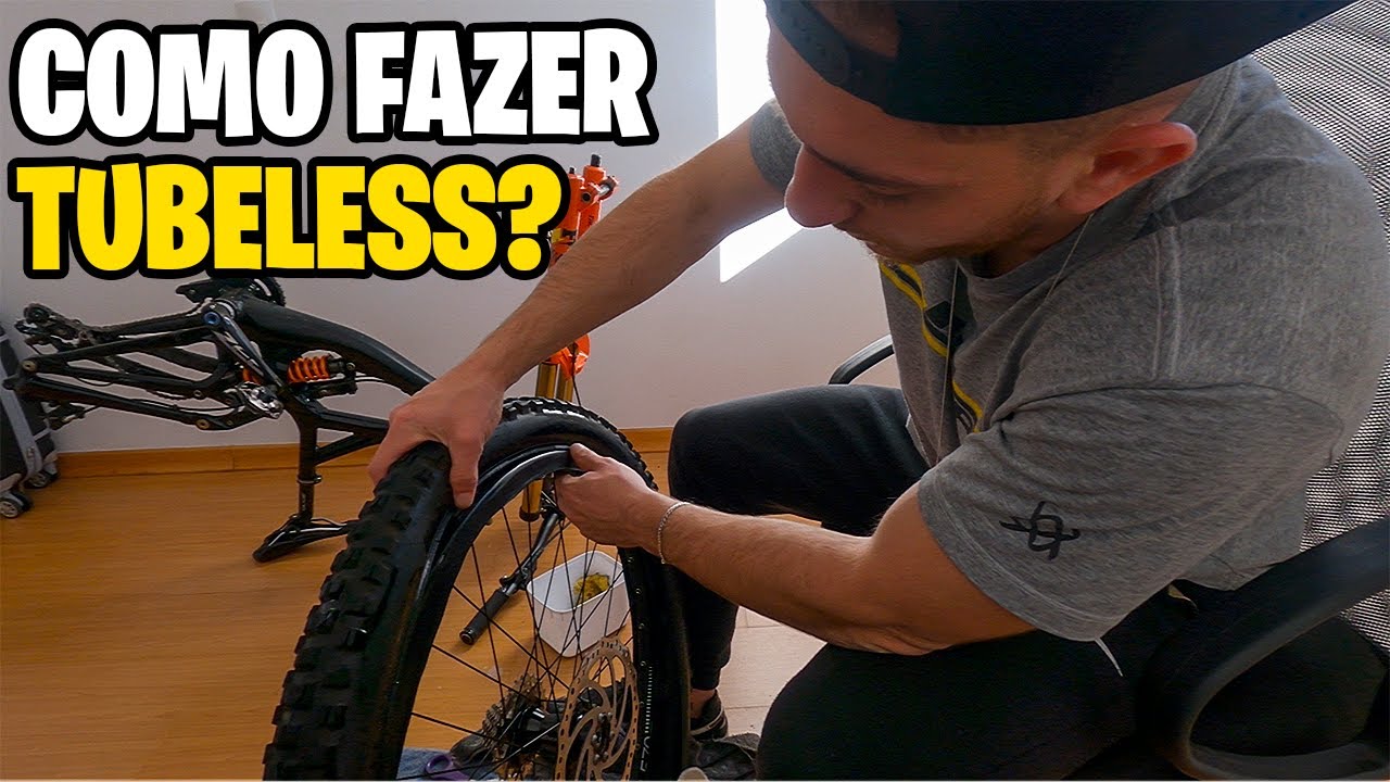 COMO FAZER TUBELESS NA BIKE (MÉTODO QUE SERVE EM QUALQUER ARO E PNEU!)
