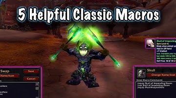 Jessiehealz - 5 Helpful Classic Macros