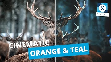 Cinematic Orange and Teal Color Grade | Pixlr X