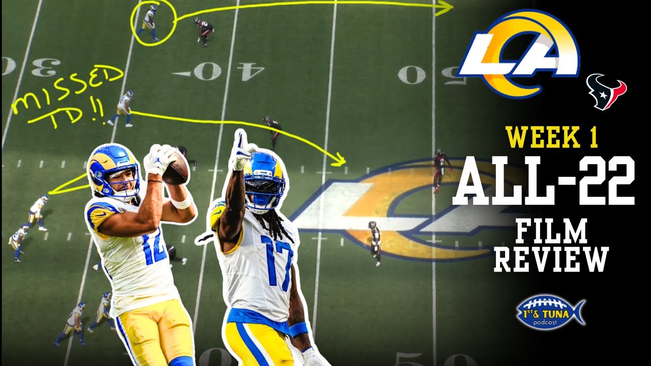Rams All-22 | WRs & LBs | Week 1: Rams v. Texans