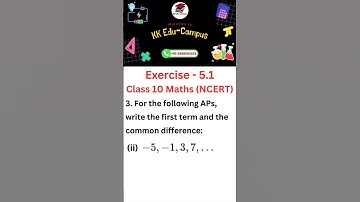Exercise 5.1 Q - 3 (ii) | NCERT Class 10 Maths | Arithmetic Progressions Chapter 5 Solutions NCERT