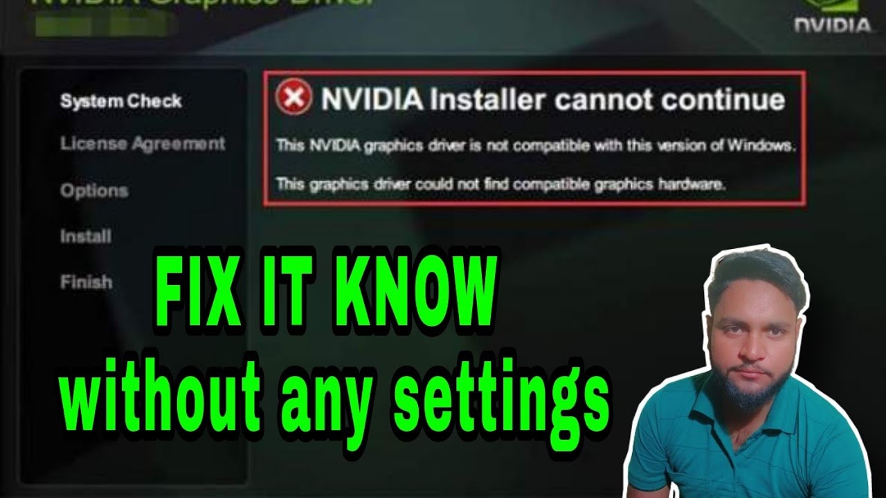 HOW TO FIX NVIDIA DRIVERS || Windows not supported driver - YouTube