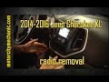 2014-2016 Jeep Cherokee KL radio removal