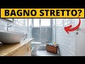 Come arredare un bagno stretto e lungo? (Passo per passo)