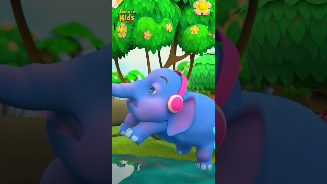 Ek Mota Hathi Jhoom ke Chala I एक मोटा हाथी | Hindi Nursery Rhymes Cartoon | Jamure Kids