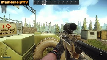 Sniper Roadblock camping spot in Customs (EFT)