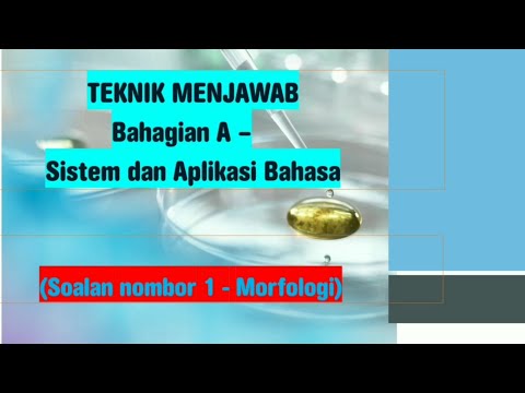 Video: Cara Melakukan Penghuraian Morfologi Perkataan