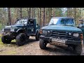 ЖЕСТКИЙ OFFROAD И МИНУС ТРИ МАШИНЫ SUZUKI SAMURAI UAZ NIVA JEEP WRANGLER RUBICON