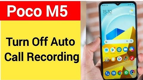 How to turn off auto call recording Poco M5, auto call recording band kaise karen, auto call record