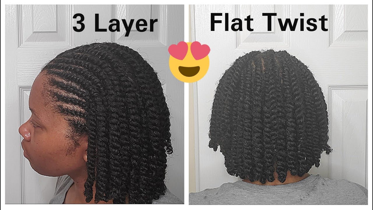 3 Layer Flat Twist On Natural Hair - thptnganamst.edu.vn