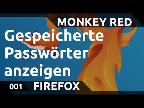 Firefox: gespeicherte Passwörter anzeigen