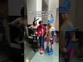 He was in bliss before lol #cosplay #animeconvention #workout #darkmagiciangirlcosplay
