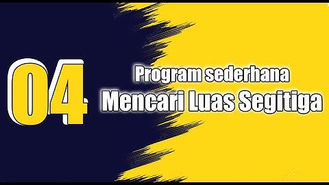Program Sederhana Turbo Pascal 